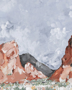 "Zion National Park" Vertical Print